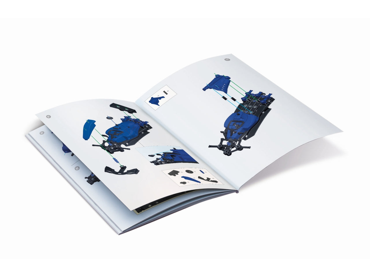 Kit di Montaggio giocattolo Formula 1 Blu per Giovani Ingegneri - Clementoni
