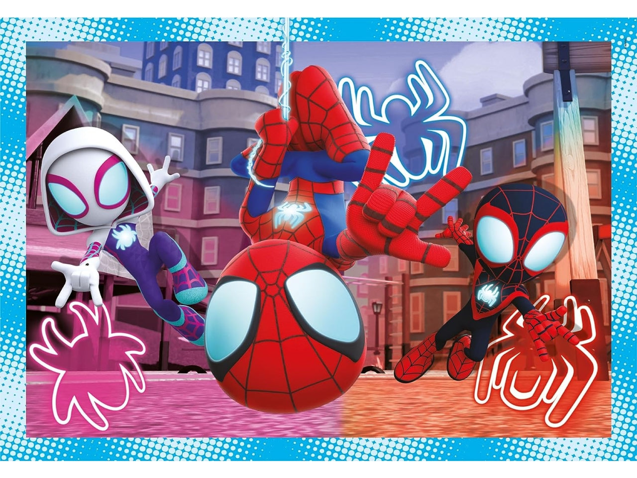 Clementoni puzzle 4in1 spidey and his amazing friends