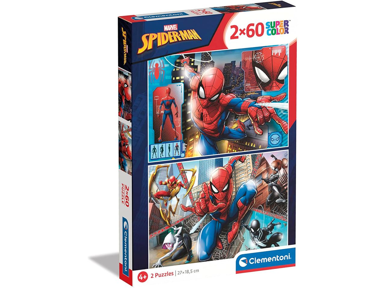 Puzzle 2x60 spiderman