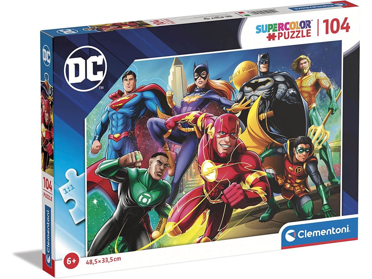 Puzzle da 104 pezzi dc comics