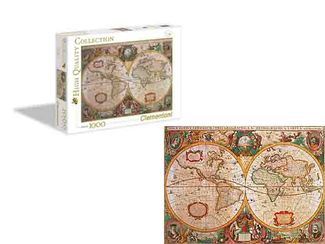 Puzzle 1000 pezzi mappa antica 31229