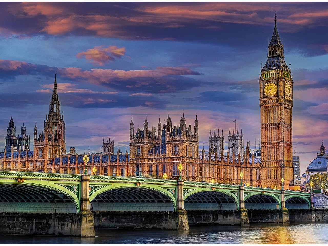 Puzzle 500 Pezzi Londra Parliament - Clementoni