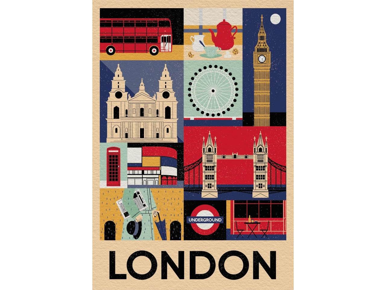 Puzzle 1000 pezzi style in the city london