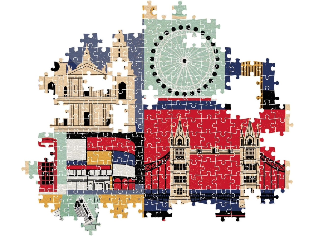 Puzzle 1000 pezzi style in the city london