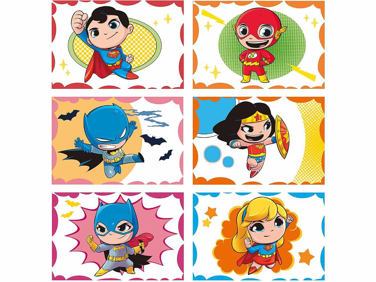 Superfriends puzzle cubi 6 pezzi 44008