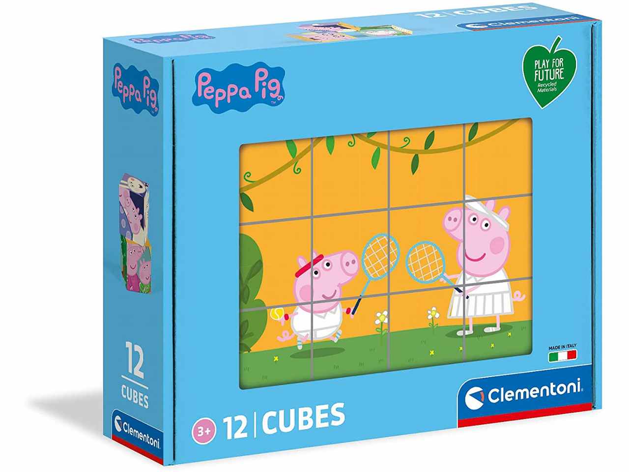 Peppa pig puzzle cubi 12pz 45009.1