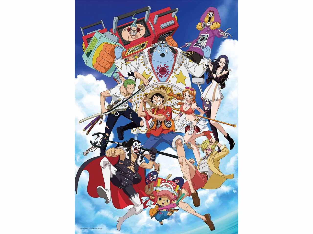 Puzzle 500 pezzi one piece red 80689