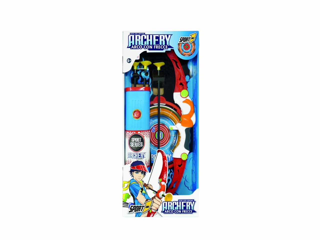 Set arciere flames arco 57cm con 3 frecce e custodia
