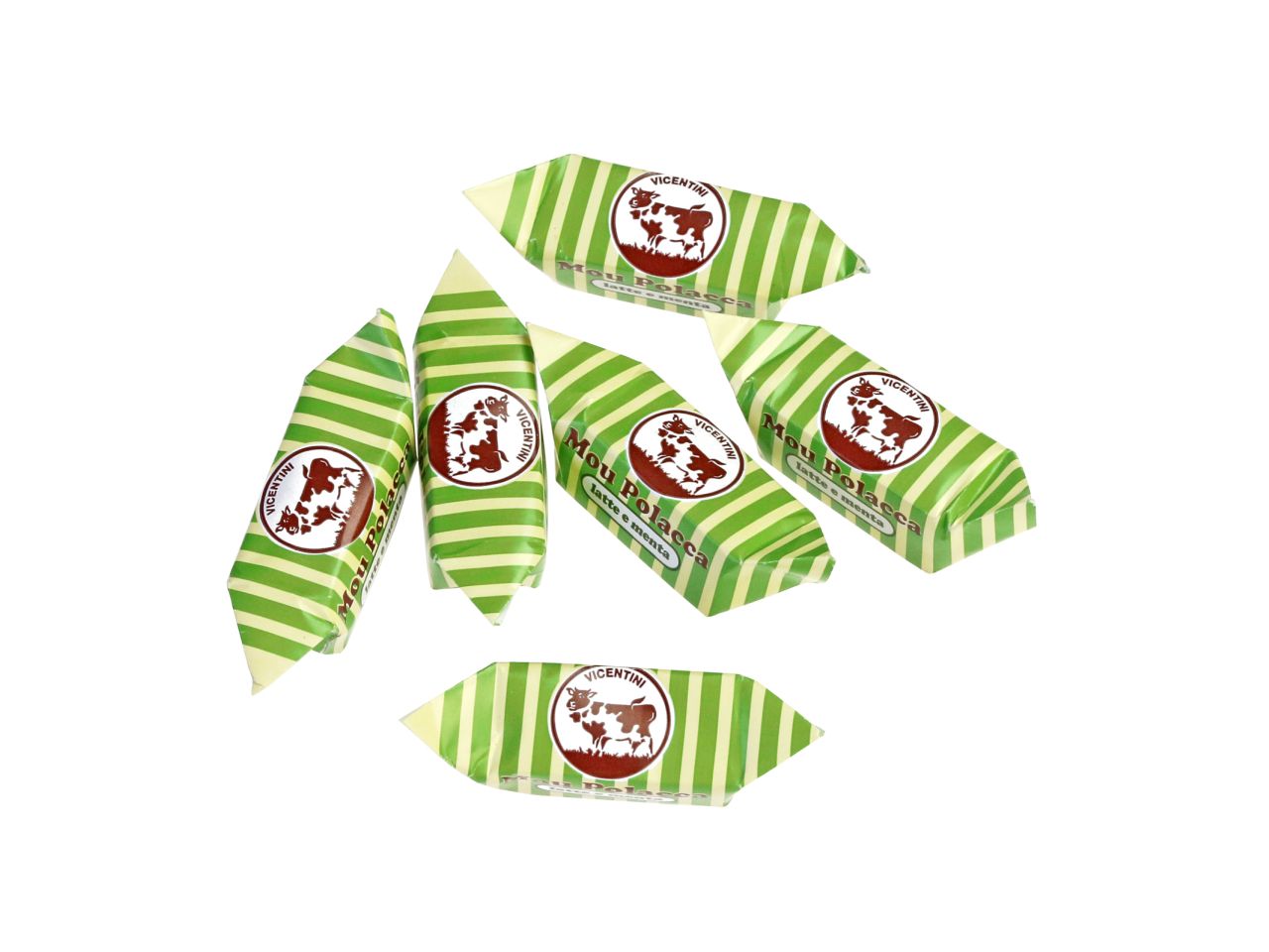 Caramelle mou latte e menta da 1kg