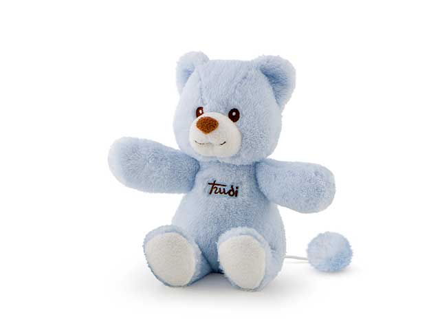 Trudi orso carillon azzurro 27cm 18125