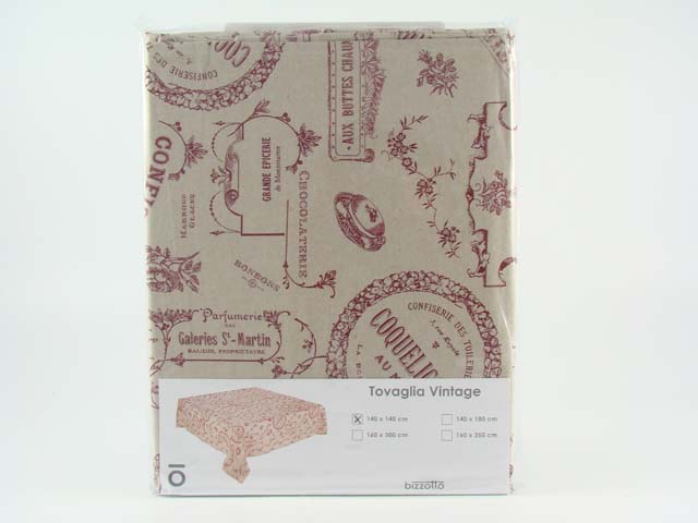 Vintage tovaglia 140x140 0466632