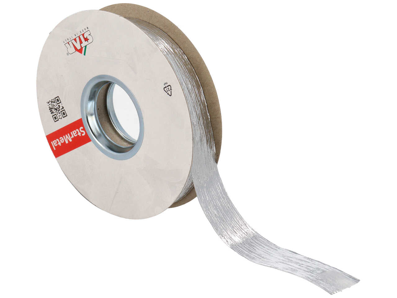 Nastro regalo argento monocromatico 1,9cmx50mt - Star