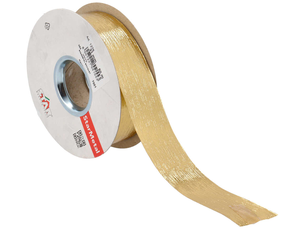 Nastro regalo dorato monocromatico 3,1cmx50mt - Star