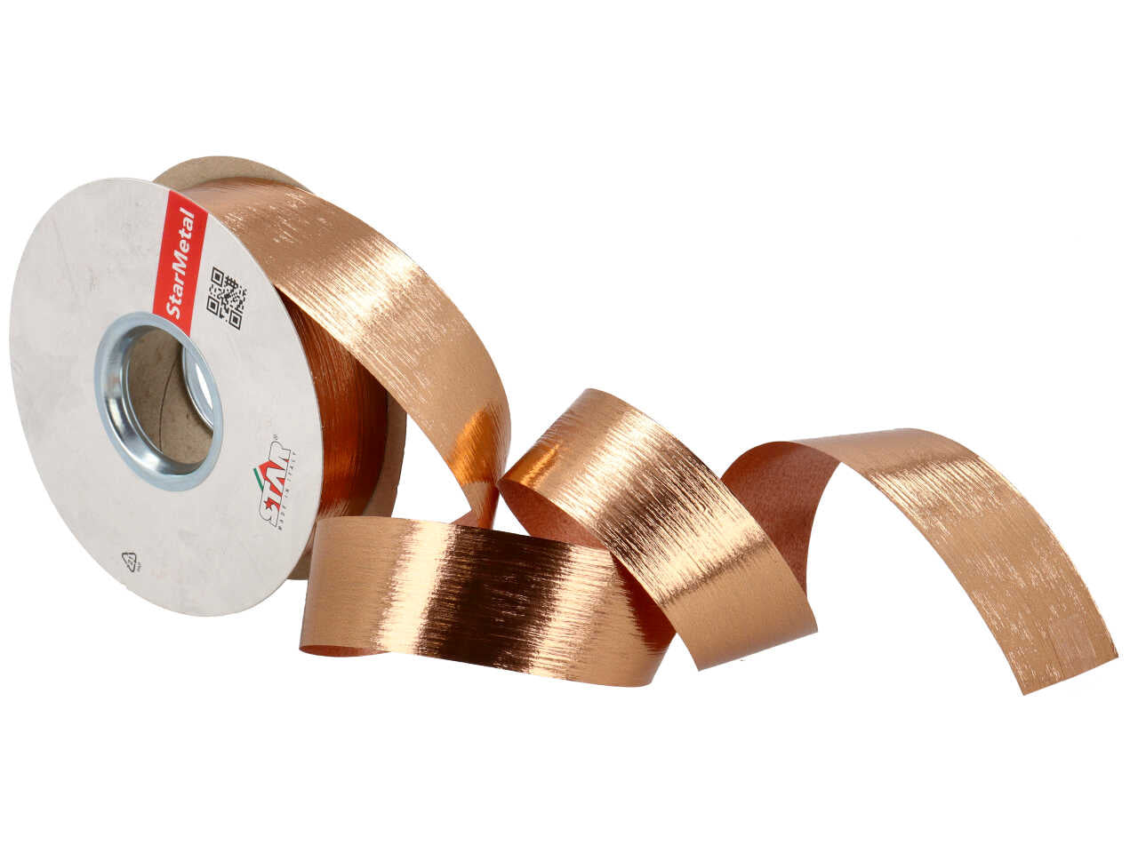 Nastro regalo ramato monocromatico 3,1cmx50mt - Star