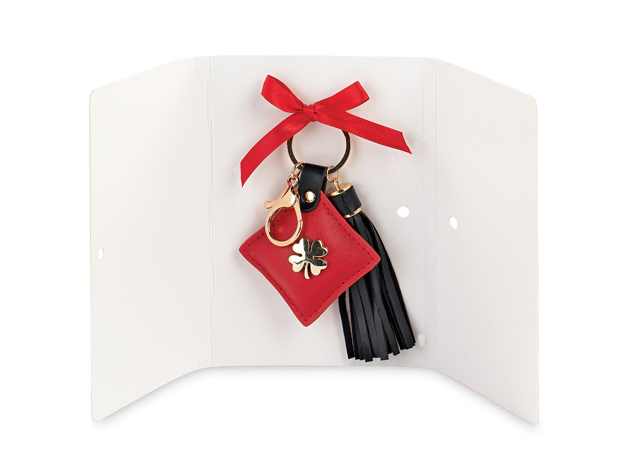 Portachiavi laurea con nappa nera h.13,5cm