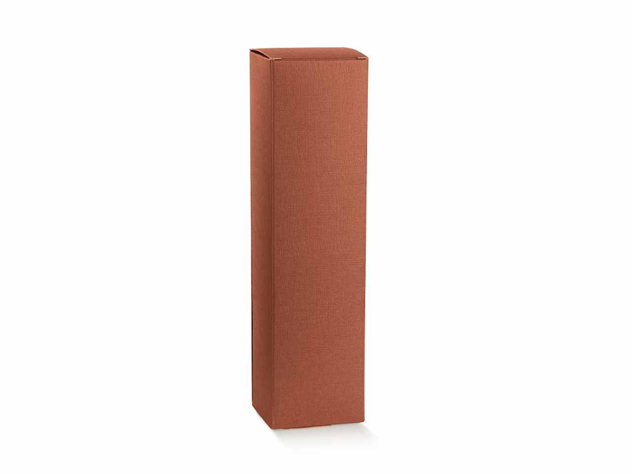 Porta bottiglia scatola magnum 115x115x430 linea seta corten
