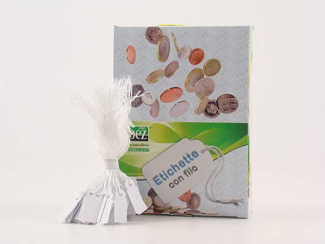 Etichette con filo 1000 pezzi a385