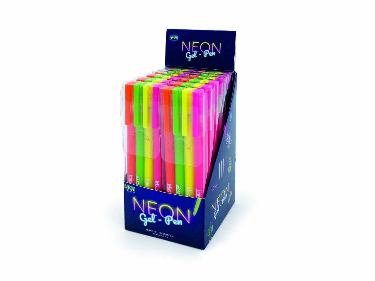 Penna gel neon 4 pezzi 81242