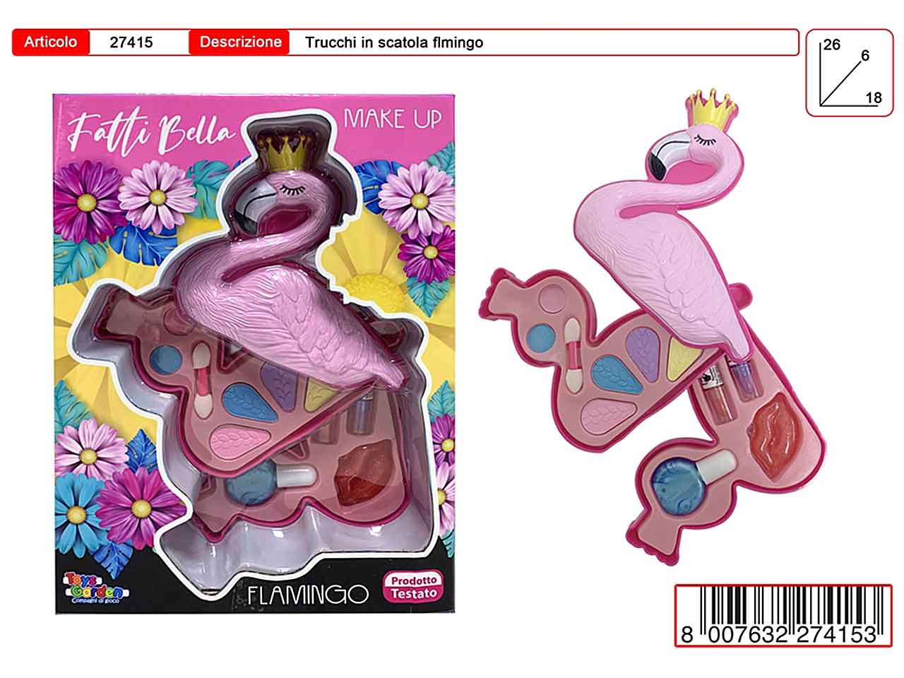 Fatti bella make up flamingo