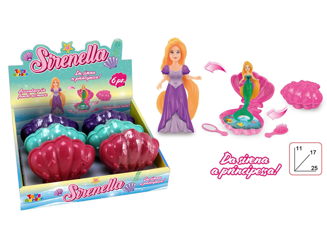Sirena in conchiglia