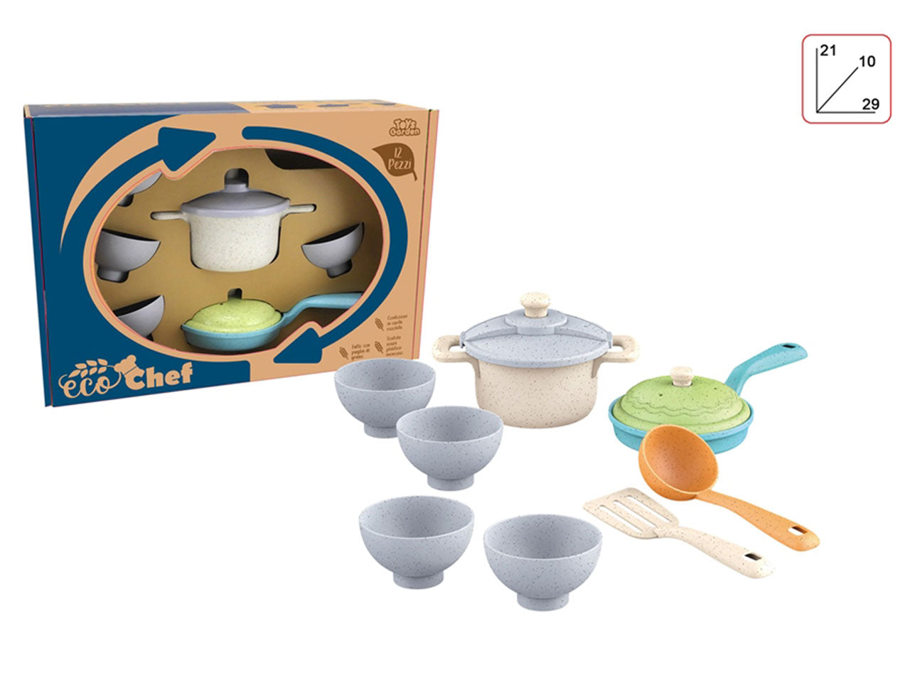 Eco chef set pentole