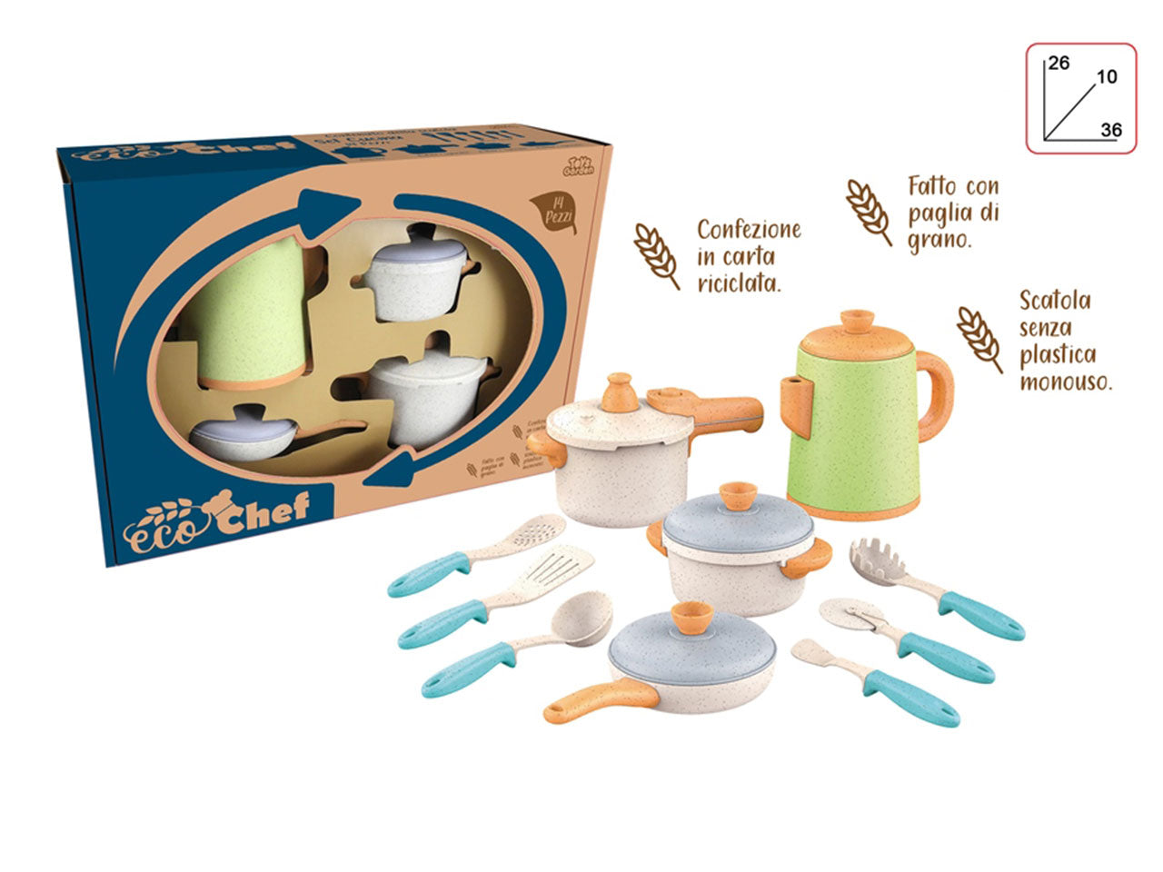 Eco chef batteria pentole