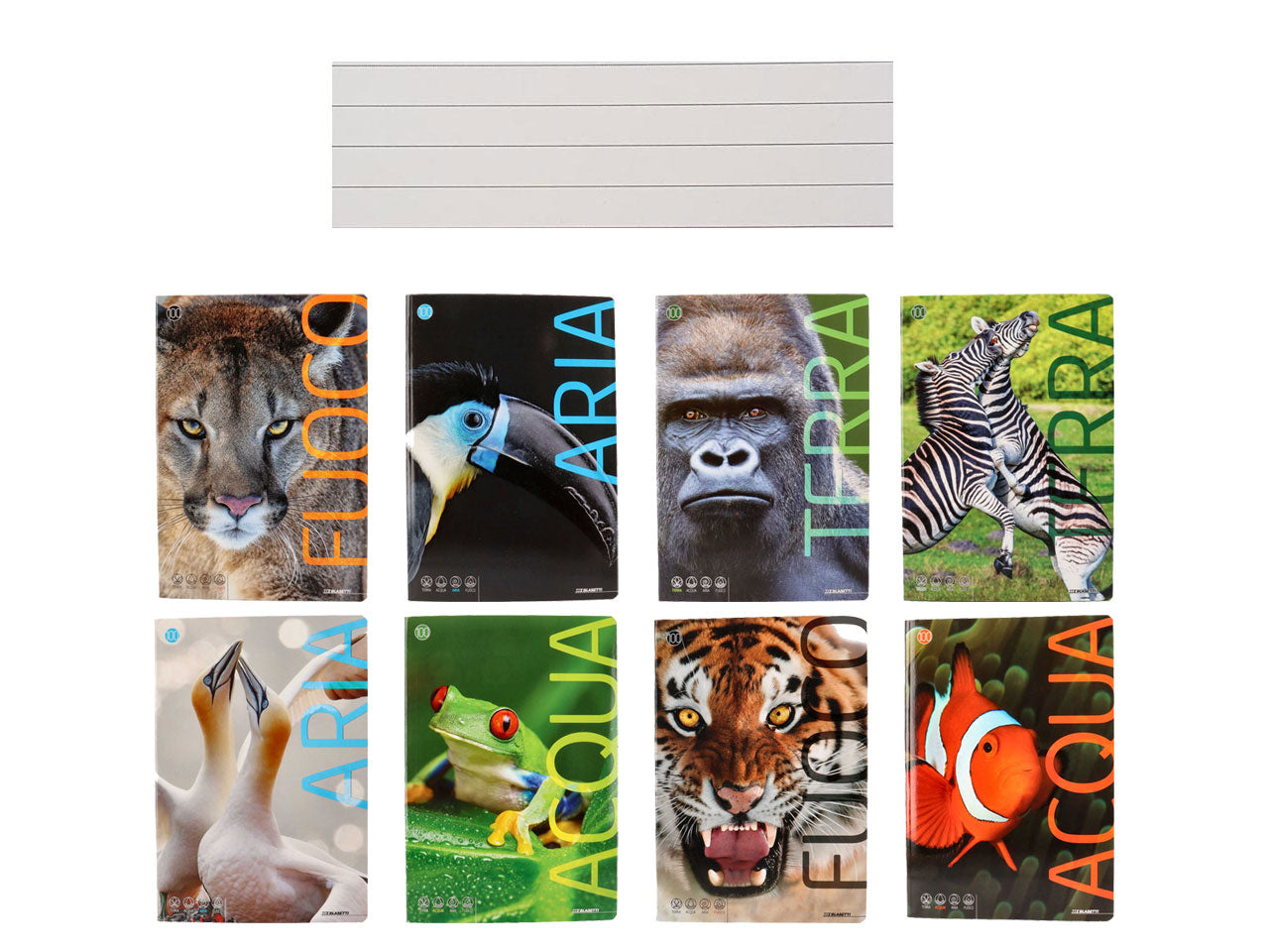 Quaderno maxi animali 100gr f18+1 r
