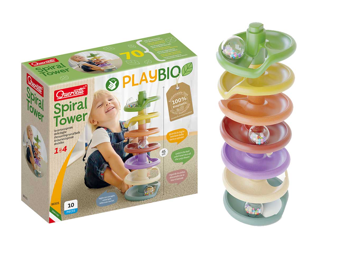 Play bio-spiral tower