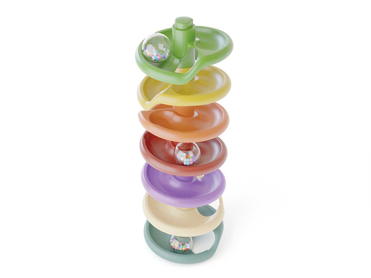 Play bio-spiral tower