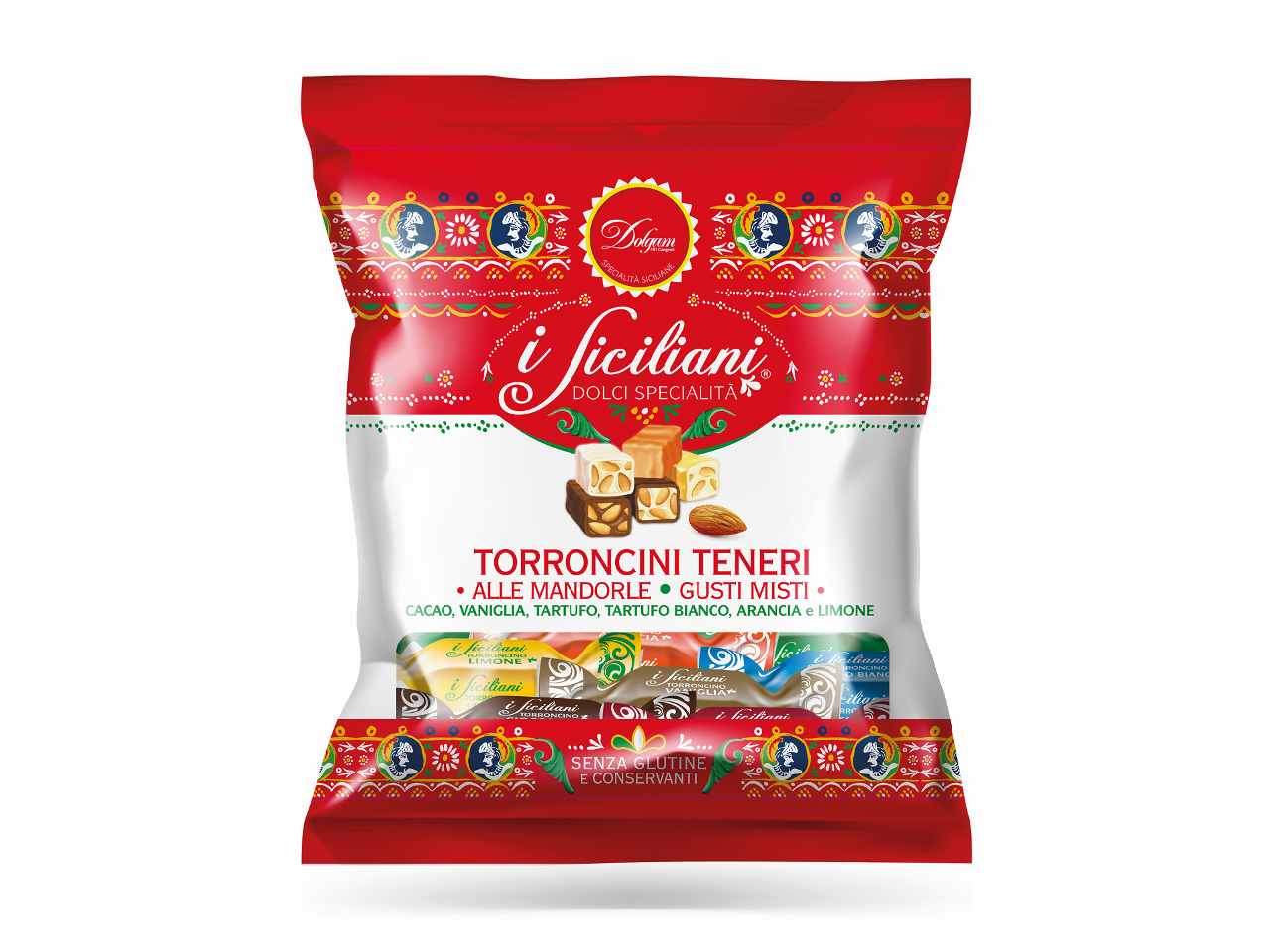 Busta torroncini assortita 150gr
