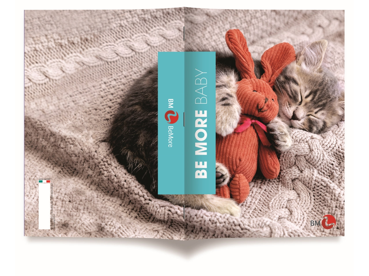 Quaderni maxi baby linea be more different formato 21x29,7, pagine 72+r, rigatura a confezione da 10 quaderni