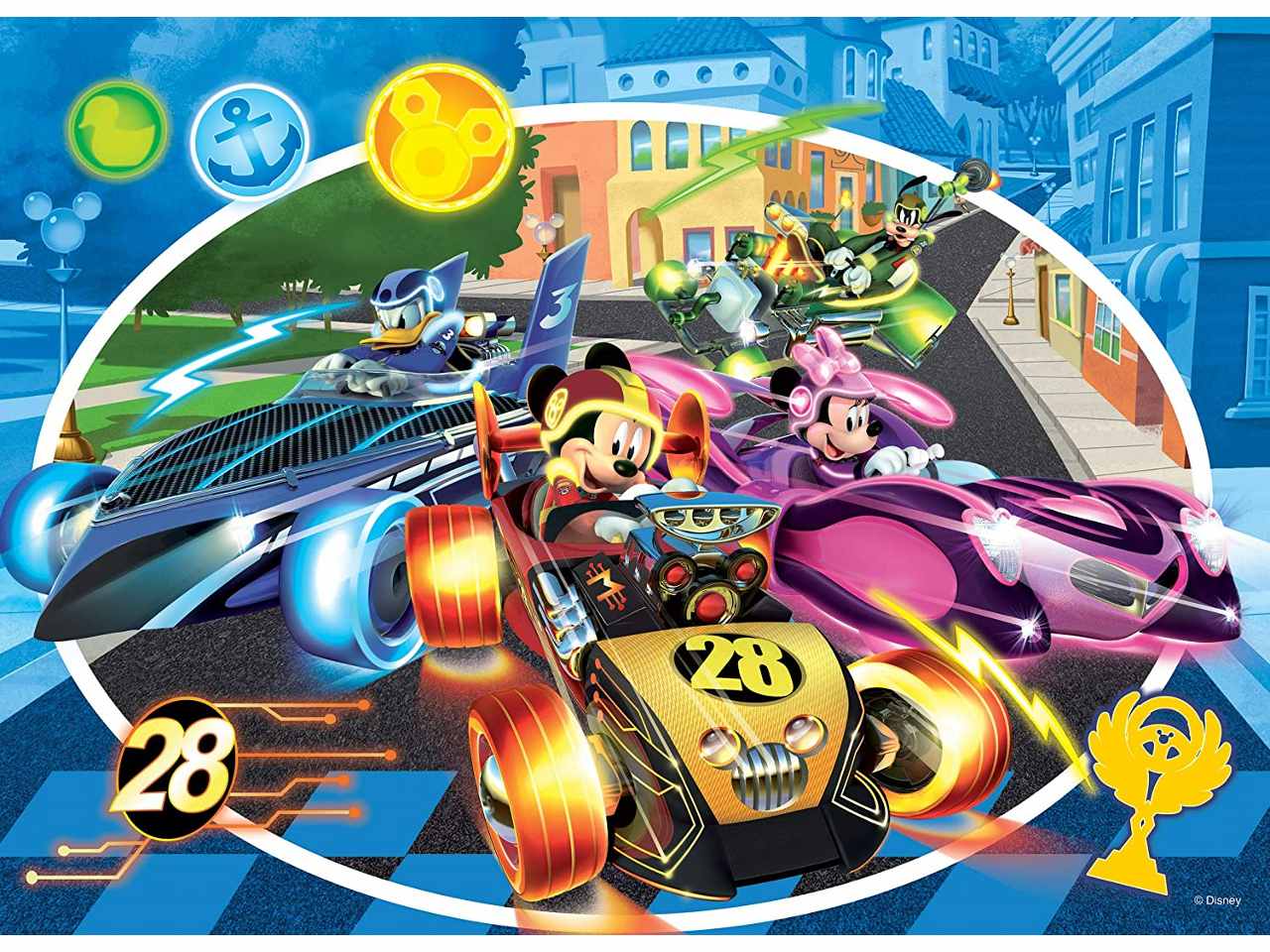 Puzzle df maxi floor 24 mickey 74099