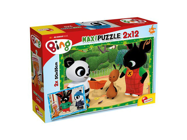 Puzzle maxi 2x12 pezzi bing 81226
