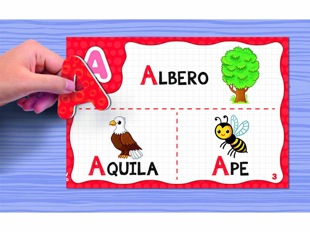 Carotina plus alfabeto e numeri