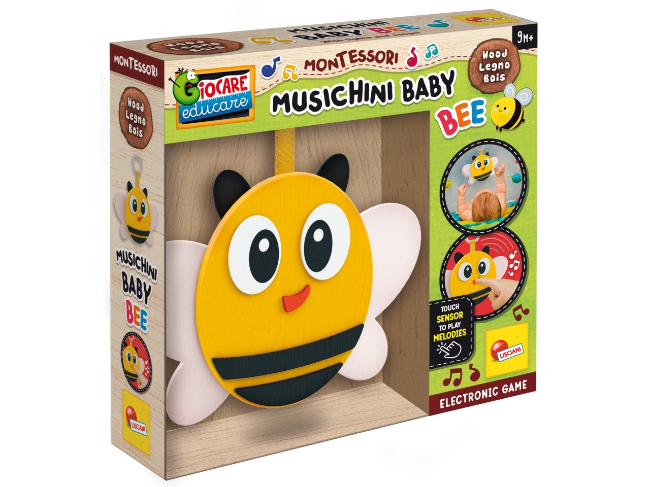 Montessori wood musichini bee