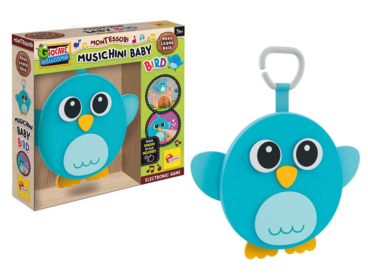 Montessori wood musichini bird