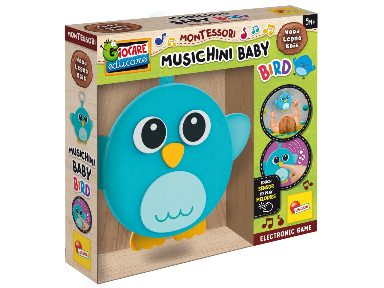 Montessori wood musichini bird