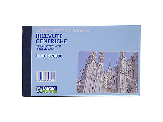 Blocco ricevute di pagamento 50x2 du16257