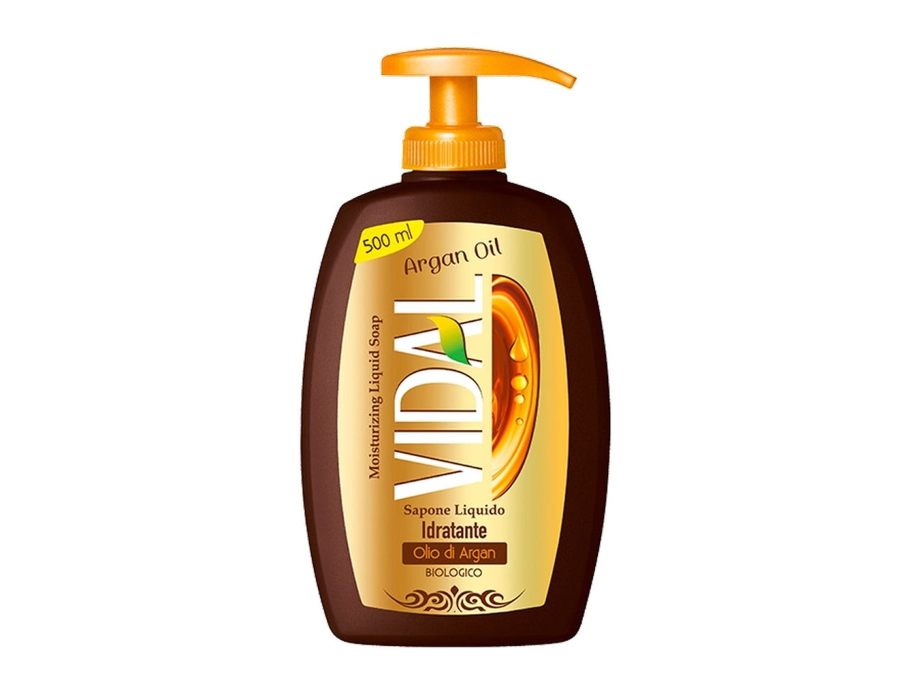 Vidal sapone liquido 500ml olio di argan $