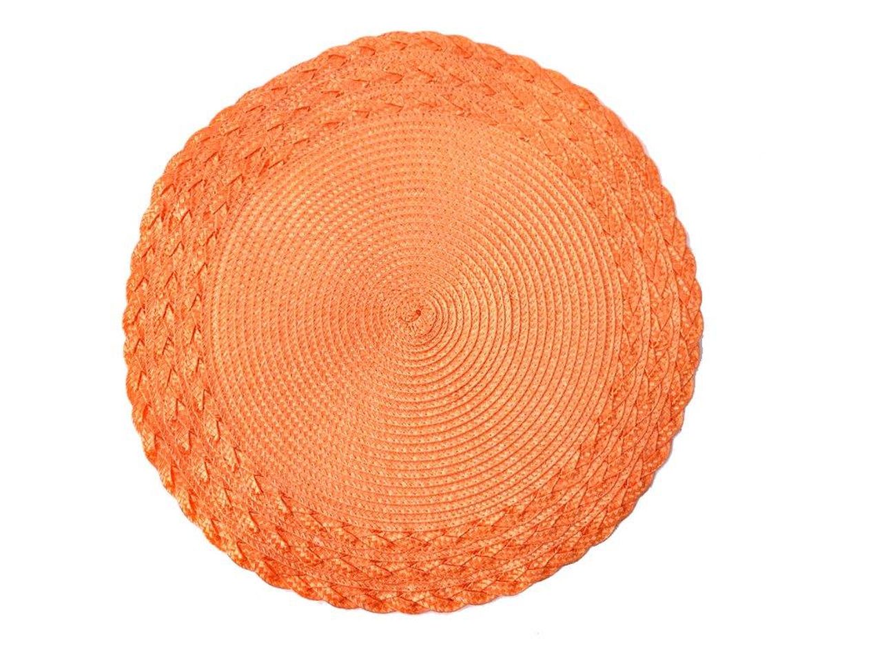 Tovaglietta intrecciata arancione