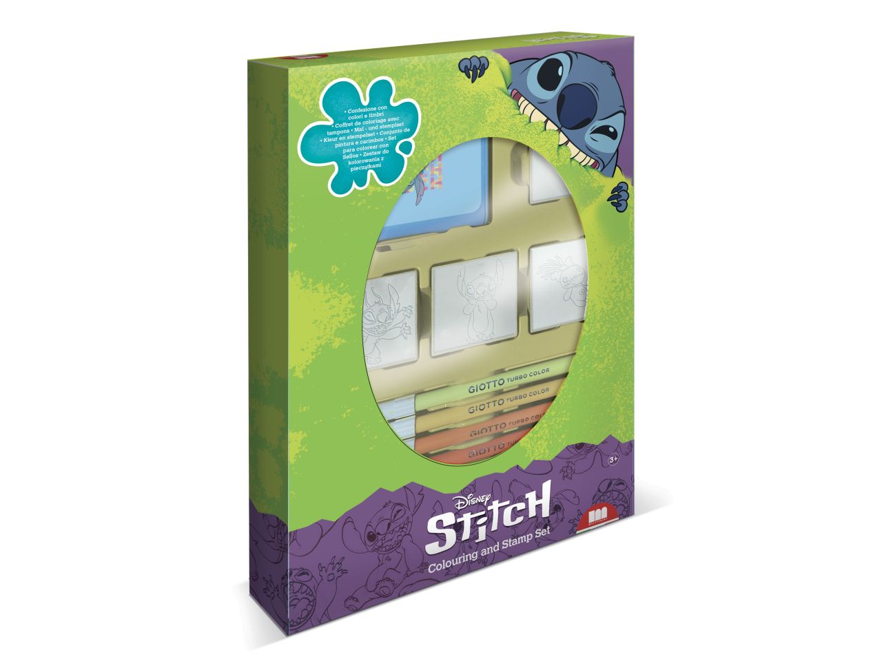 Stitch box con 4 timbrini