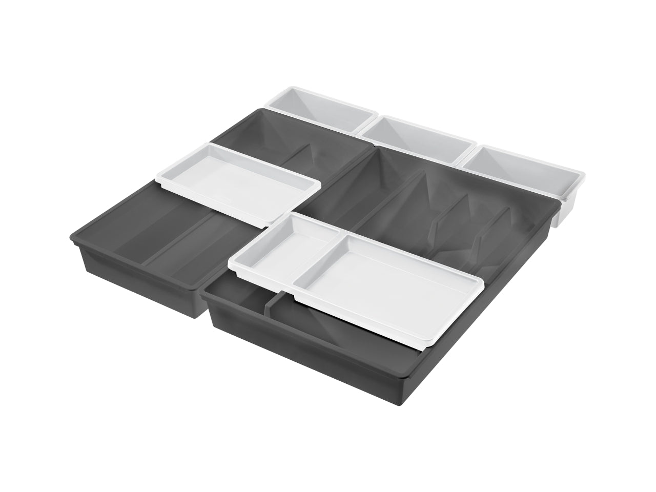 Portaposate linea bella misura 60x60cm - il set comprende 7 scomparti