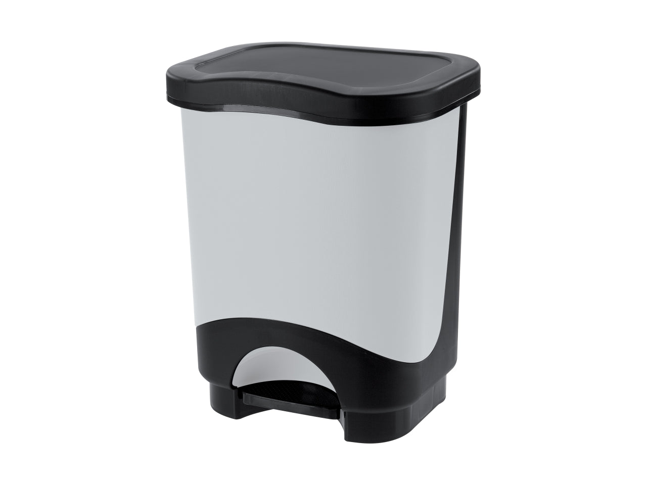Pattumiera capacita' 24l idea colore nero con secchio grande