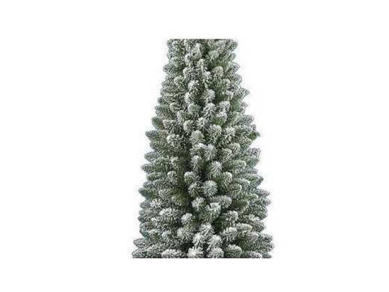Albero di natale silvestre floccato 240cm 505 rami