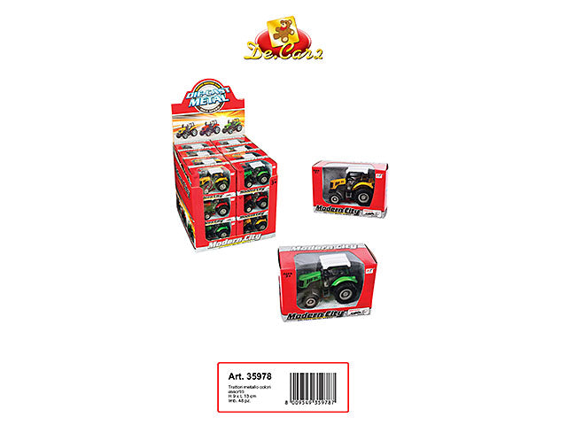 Trattori in metallo 13xh.9cm