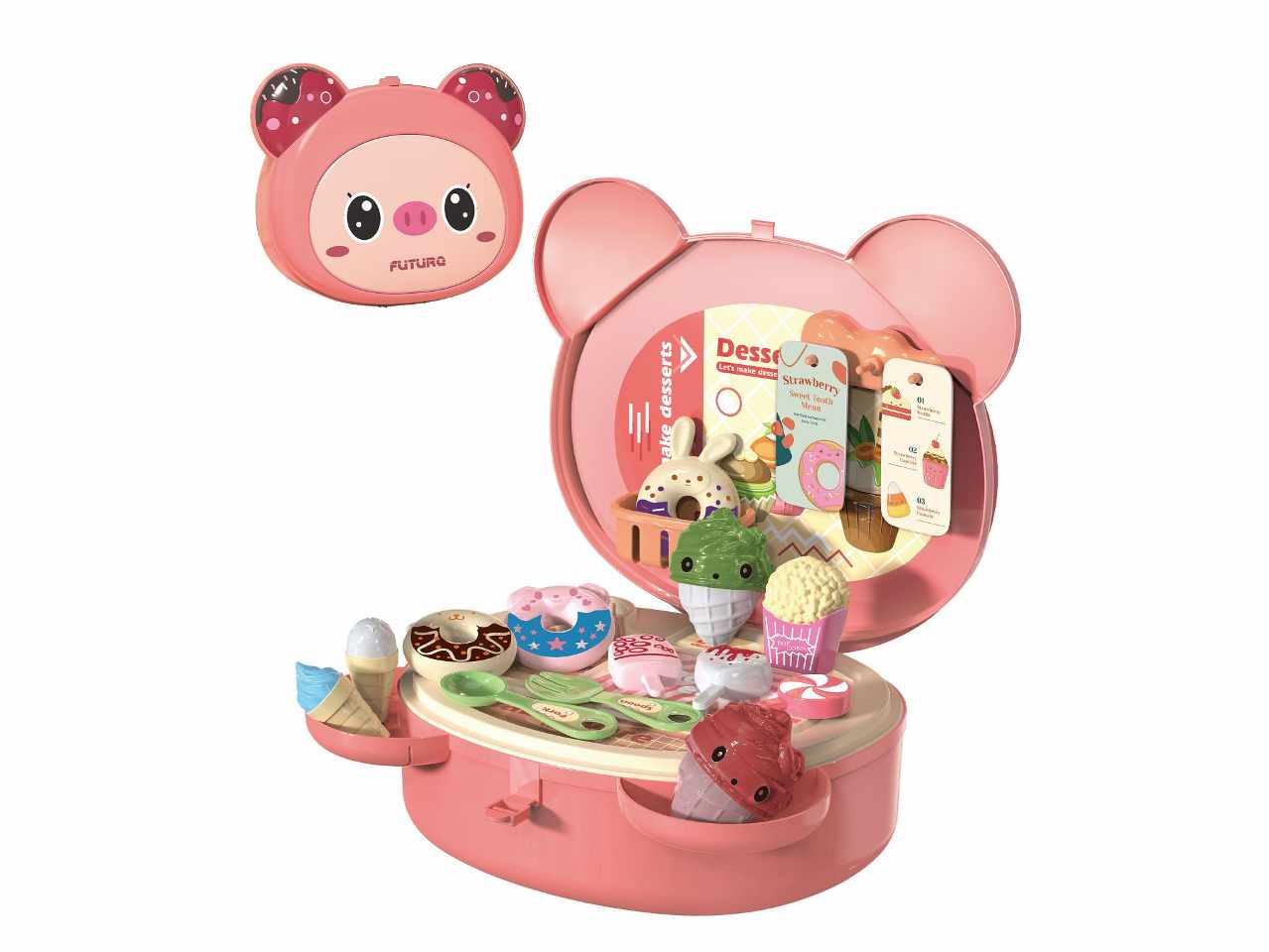 Valigetta orsetto dolci e gelati 12cm 37277