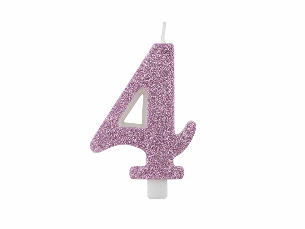 Candelina n 4 malva 9,5cm 50474
