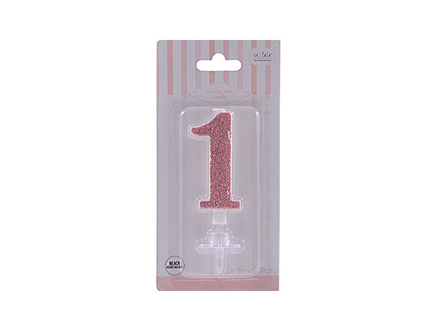 Candelina glit.n.1 9,5cmrose gold 50761