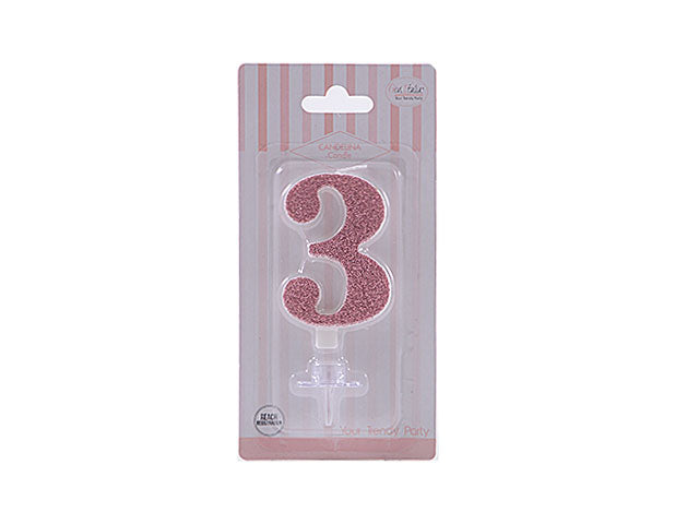 Candelina glit.n.3 9,5cmrose gold 50763