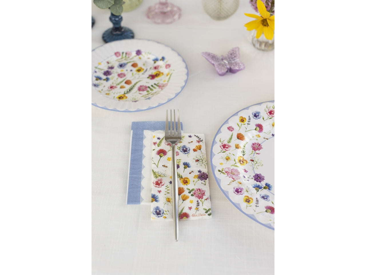Tovaglioli decoro botanical - la confezione contiene 16 tovaglioli